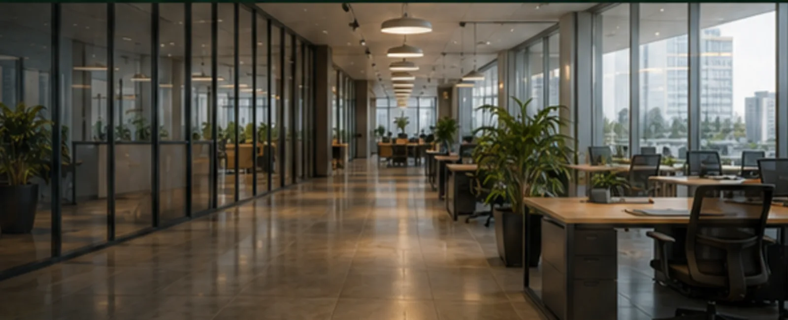 Commercial office building maintenance