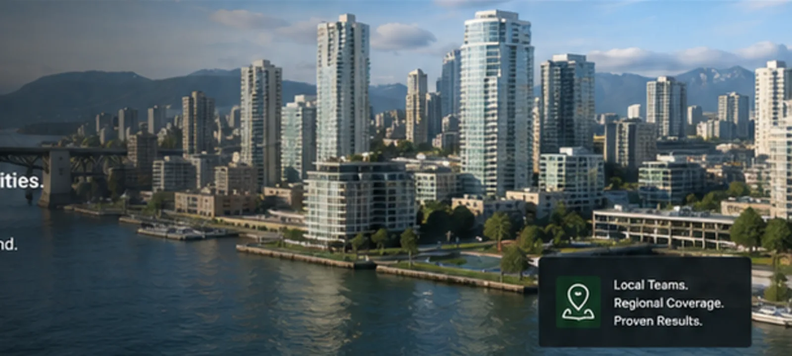 Vancouver and Lower Mainland skyline